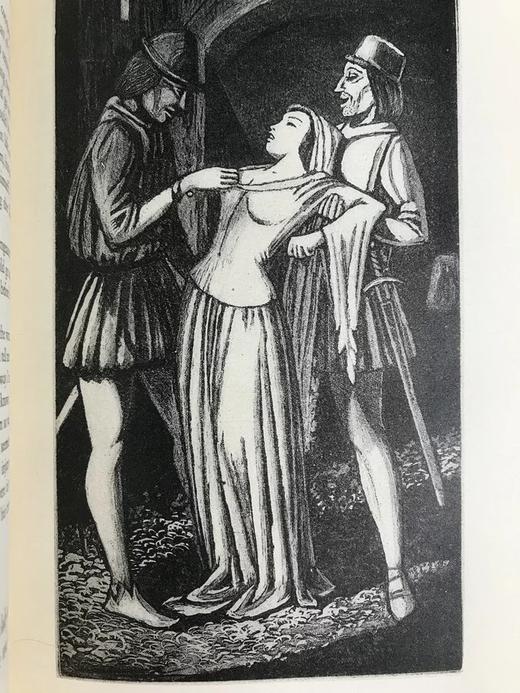 薄伽丘《十日谈》（全2卷） 版画家莱特20幅香艳插图 精装18开 商品图8