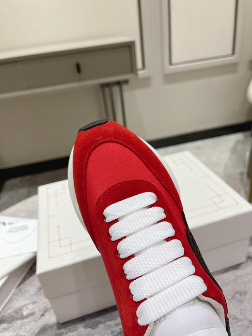 红色布面拼牛反绒 商品图8