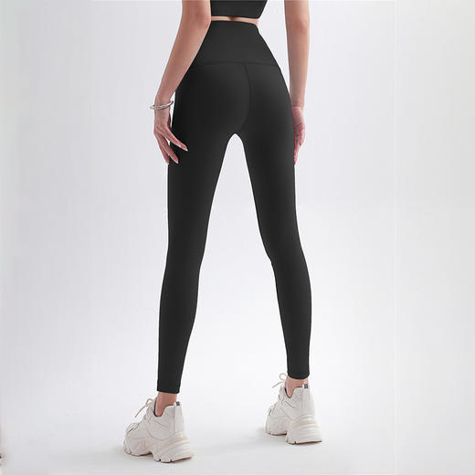 哈瓦塔加绒加厚蜜桃提臀健身裤瑜伽跑步裤H321115 商品图5