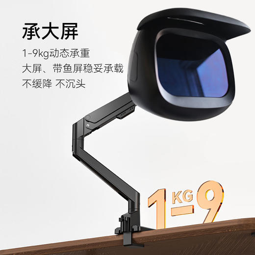 五分眼选 桌面台式万向旋转伸缩二段臂 商品图2