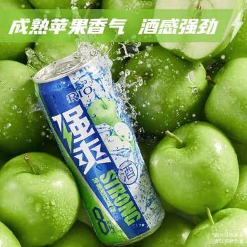 锐澳鸡尾酒  强爽 500ml*12罐（苹果西打） 商品图2