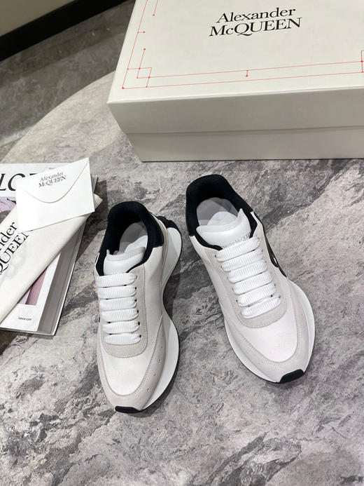 白色布面拼牛反绒 商品图1