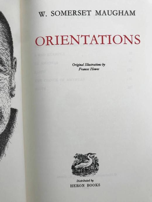 毛姆短篇小说集《东方行》弗朗西斯·豪斯插图 复古仿皮精装32开 商品图2