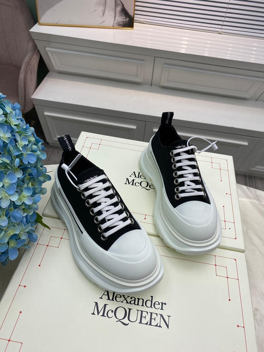 经典黑帆布老爹 商品图0