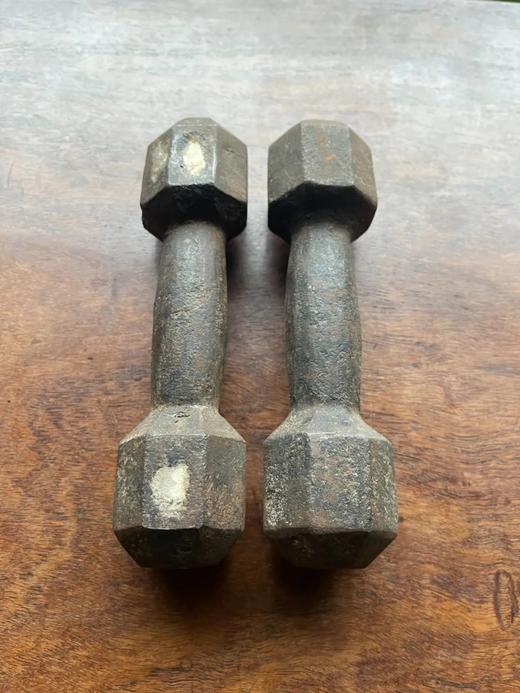 铁质健身老哑铃一对，顺丰包邮 商品图2