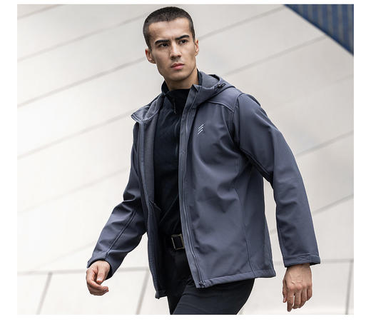 鹰爪2022秋冬基础软壳暗影鲨系列套装 上衣裤子 商品图2