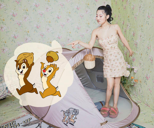【米舍】迪士尼系列-奇奇蒂蒂帐篷 商品图0