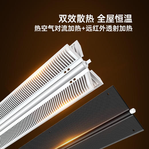 百斯腾电暖器气全屋取暖器家用s12大面积节能暖风机 商品图2
