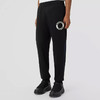 BURBERRY 巴宝莉 男士徽标图案贴花棉质休闲运动裤 黑色 8060792 A1189 商品缩略图1