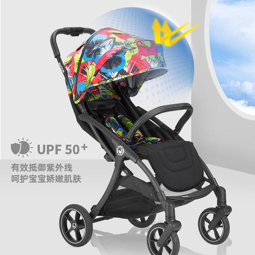 AVOVA婴儿推车可坐可躺一键折叠高景观全地形宝宝推车城市猎人 商品图3