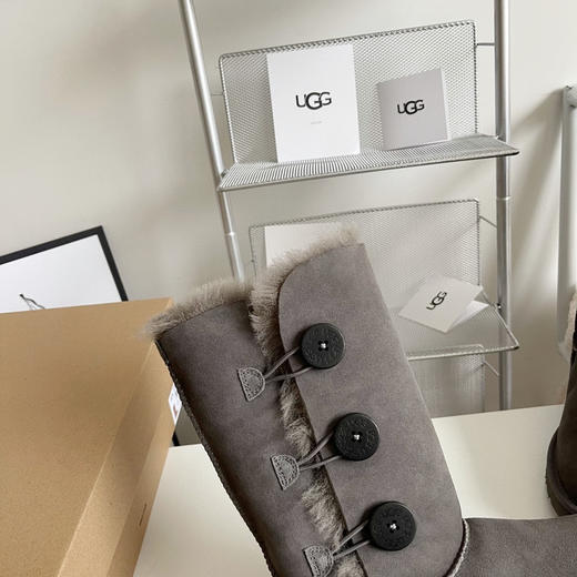 贝莉纽扣高筒2.0 -灰色 商品图4