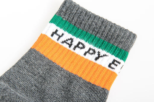 【6双6折】童 | 大童天天快乐休闲运动棉袜【熊猫袜卡2双装】【2223101】 商品图7