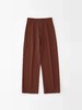 Studio Nicholson  榛红色MEYER前拉链高腰阔腿裤 商品缩略图9
