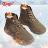 强人3515男靴冬季保暖羊毛靴户外短靴工装靴反绒高帮棉鞋加绒加厚 商品缩略图5