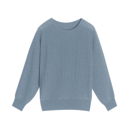 圆领蝙蝠袖肌理套衫 商品图1