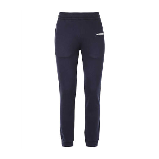 BURBERRY 巴宝莉 男士棉质徽标印花棉质休闲运动裤 深蓝色 8058627 B2871 商品图0