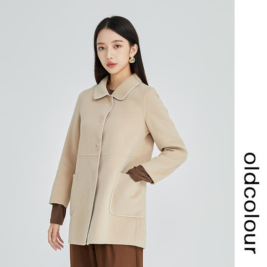 oldcolour2022冬季羊毛手工呢料中外套女GN41155902 商品图1