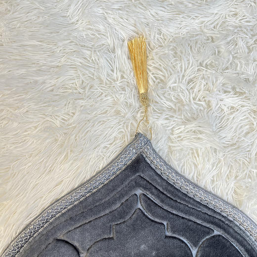 法兰绒尖头礼拜毯，灯笼压花，65*115cm 商品图3
