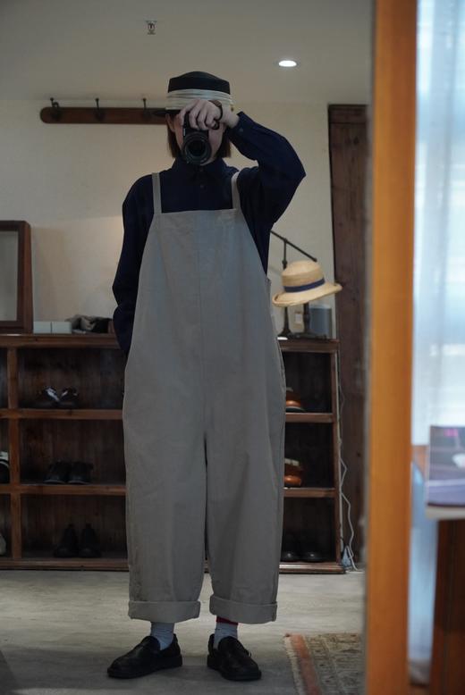 g米色黑色背带裤 商品图8