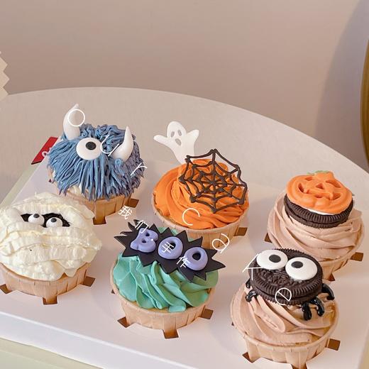 万圣节限定杯子蛋糕--无夹心内有卡仕达酱-低糖无添加 商品图1