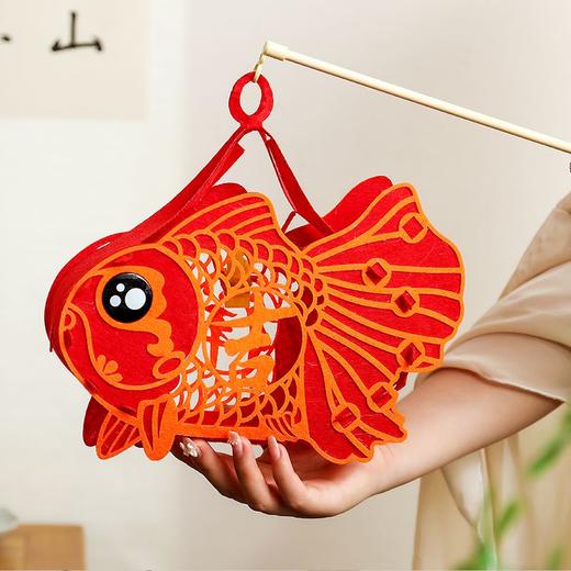 【主播推荐】春节古风红灯笼锦鲤灯笼 diy手工儿童花灯 商品图4
