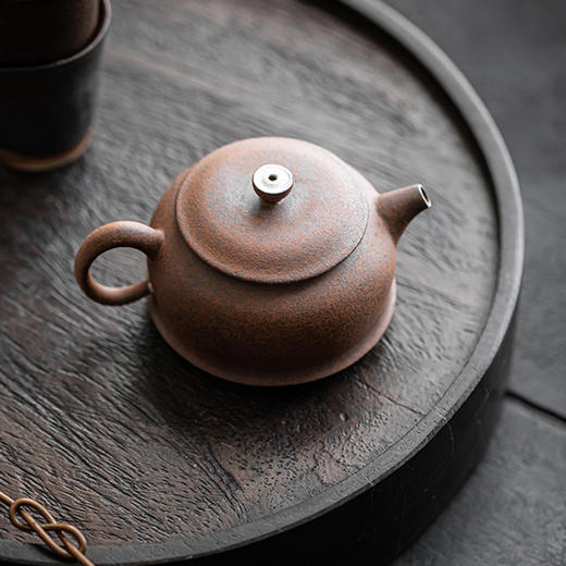 灰念 老岩泥闲情壶 容量65ml 长9.6cm*宽5.1cm*高5.1cm 商品图2