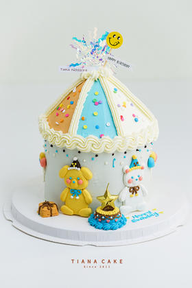 【手绘定制】旋转木马的快乐