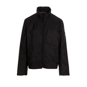 PRADA 普拉达 男士 Re-Nylon 再生尼龙珐琅金属三角徽标夹克外套 黑色 SGB766 1WQ9 F0N5A