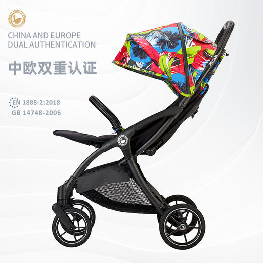 AVOVA婴儿推车可坐可躺一键折叠高景观全地形宝宝推车城市猎人 商品图2