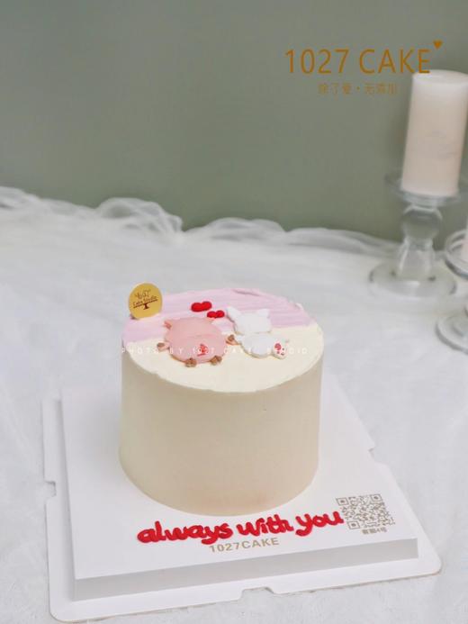 1027CAKE |  手绘蛋糕  双人手绘 情侣 周年纪念 商品图3