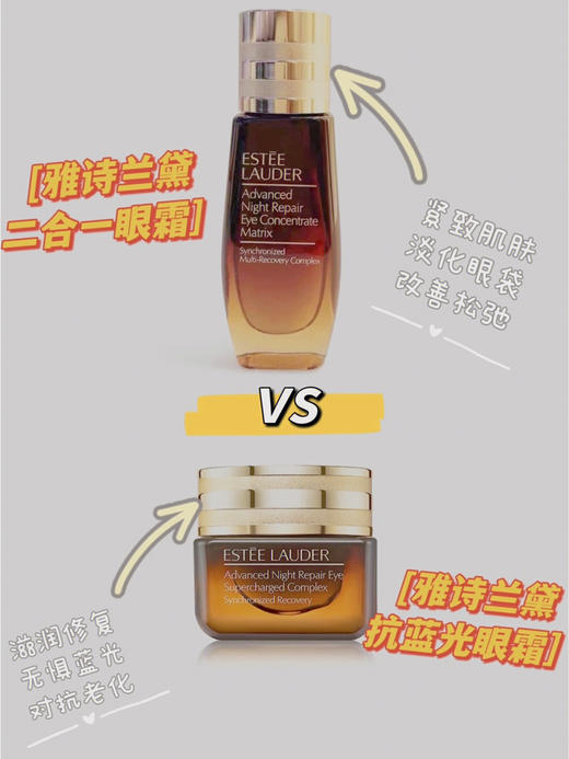 Estee laude雅诗兰黛眼霜 新版蓝绷带小棕瓶眼精华15ml 二合一修护抗皱 紧致轮廓 淡眼袋细纹 商品图5