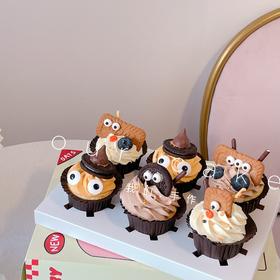 万圣节限定杯子蛋糕--无夹心内有卡仕达酱-低糖无添加