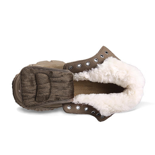 强人3515男靴冬季保暖羊毛靴户外短靴工装靴反绒高帮棉鞋加绒加厚 商品图11