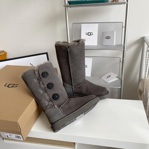 贝莉纽扣高筒2.0 -灰色 商品图3