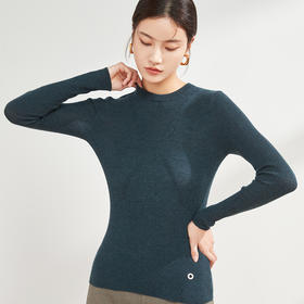 【抽条提花羊绒衫】羊绒世家22年秋冬新品女士100%山羊绒衫内搭保暖舒适毛衣