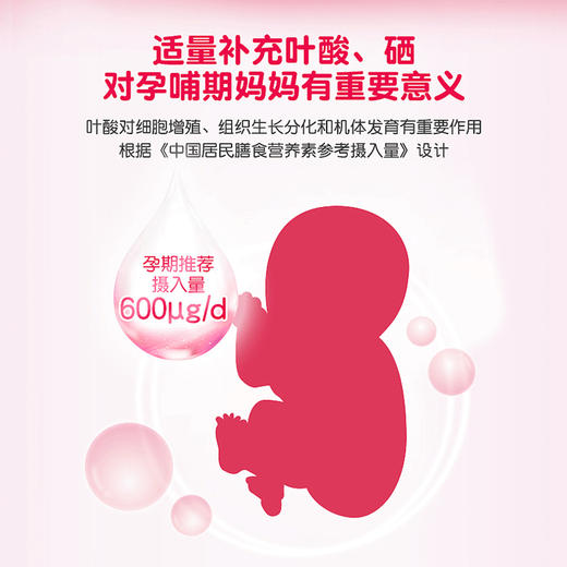【一乐老师专属】孕妇乳母特殊膳食营养素20g*20袋/盒 含DHA/硒和叶酸 商品图2
