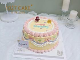 1027CAKE |  复古风 裱花蛋糕 花边 简约