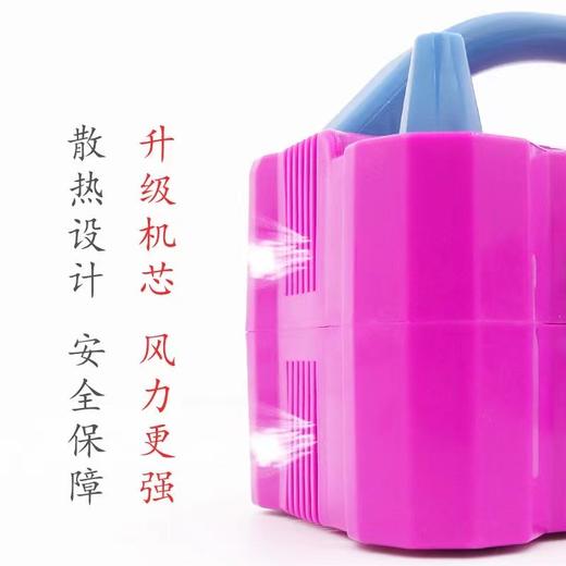 气球电动打气筒全自动充气机插电式气球打气机充气泵双孔充气节日会议1个 商品图3