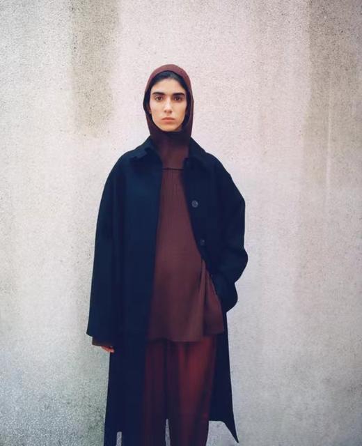 Studio Nicholson  榛红色MEYER前拉链高腰阔腿裤 商品图8