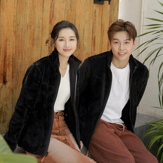 【年后发货】HALVIN DIARY摇粒绒双面外套 百搭显瘦，保暖不臃肿，男女同款 商品图2