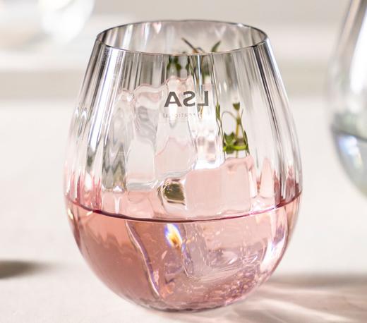 lsa Dusk 酒杯渐变色红酒杯进口创意女生高脚杯轻奢玻璃杯香槟杯 商品图3