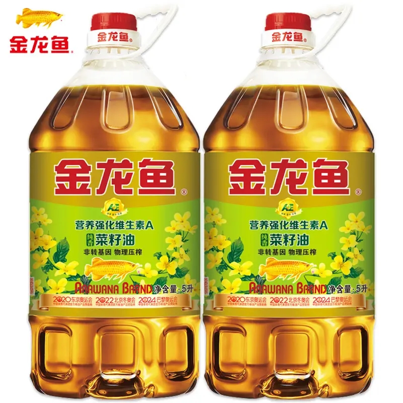 金龙鱼 AE营养多纯香菜籽油  净含量：5L