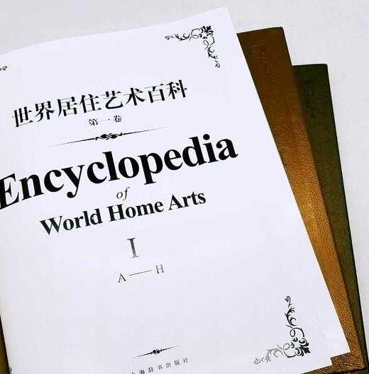 《世界居住艺术百科》，皮面精装，全3册，16开铜版彩印，家居主张编辑部，上海辞书出版社2011年一版一印，定价960，售价318元 商品图2