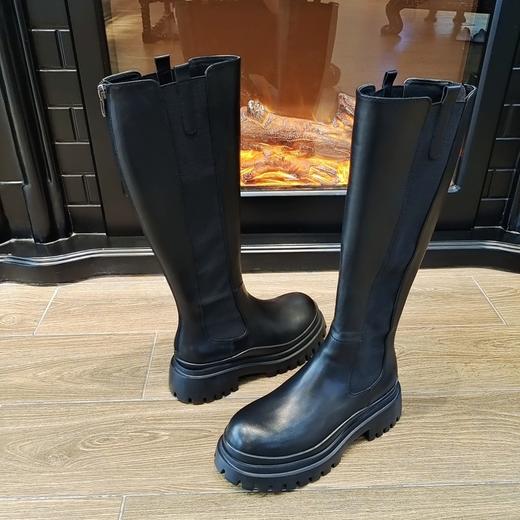 LFGJ 3011   时尚全皮百搭高筒靴 商品图4