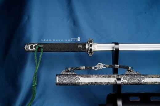 三希堂  乌骓系列  古铁仙扇唐剑  未开刃 商品图4