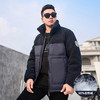 【新款DTH】大依优型大码立领羊羔绒拼接羽绒服保暖加厚外套潮流胖子90白鸭绒男装 商品缩略图0