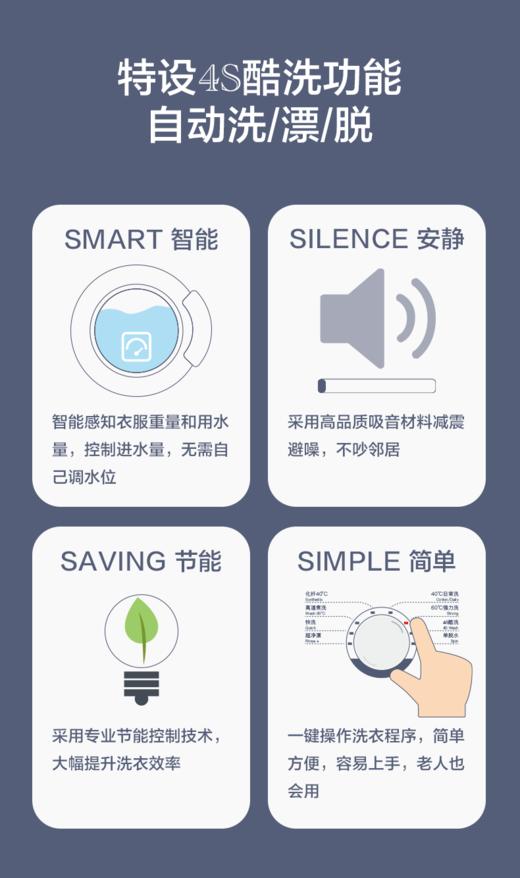 【会员日专用】格兰仕洗衣机GDW80A8 商品图5