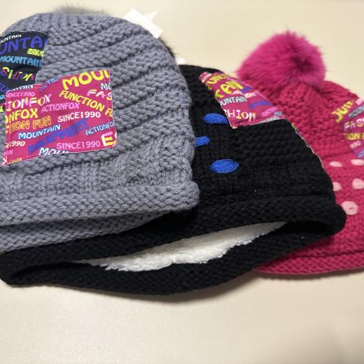 快乐狐狸 actionfox 冬季羊毛加绒滑雪帽633-4413 商品图4