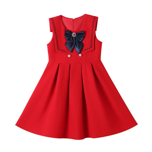 LMD88023 时尚洋气中长款加厚毛呢连衣裙 商品图4