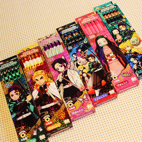 日本进口/鬼灭之刃限定款/学生铅笔/B/2B/原木笔杆